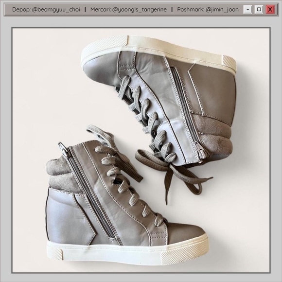 Vintage y2k hidden wedge high top sneakers ✨ - Picture 3 of 7